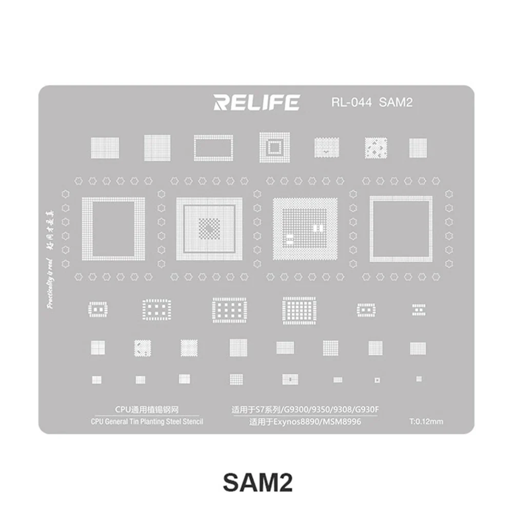 BGA Stencil Relife RL-044 V2.0 for Samsung Series CPU - Image 3