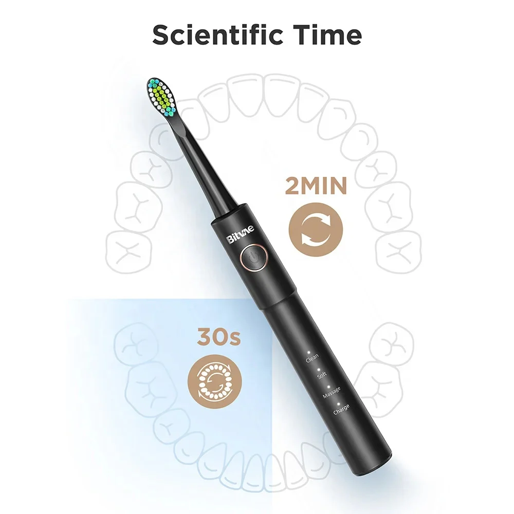 Bitvae E11 Electric Toothbrush, Black - Image 4