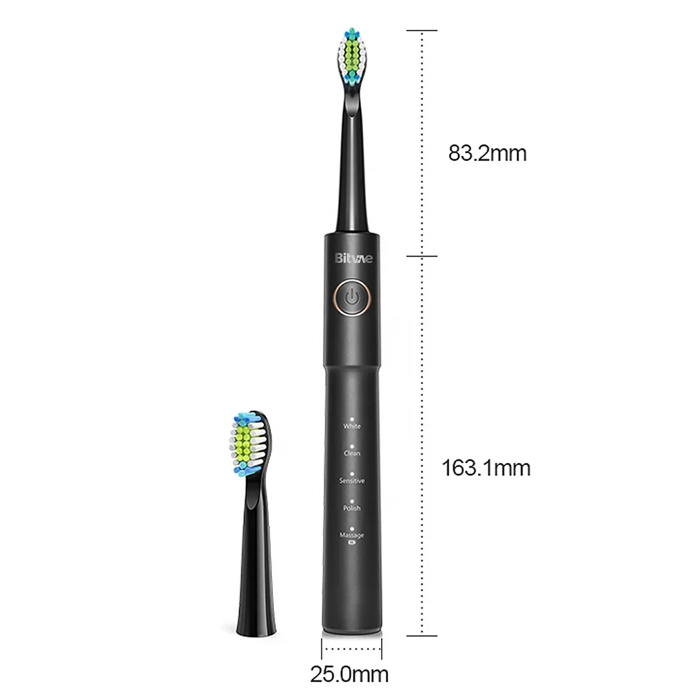 Bitvae E11 Electric Toothbrush, Black - Image 6