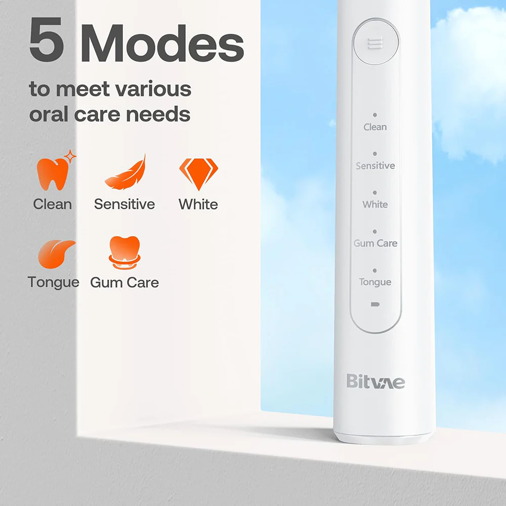 Bitvae R2 Electric Toothbrush, White - Image 2