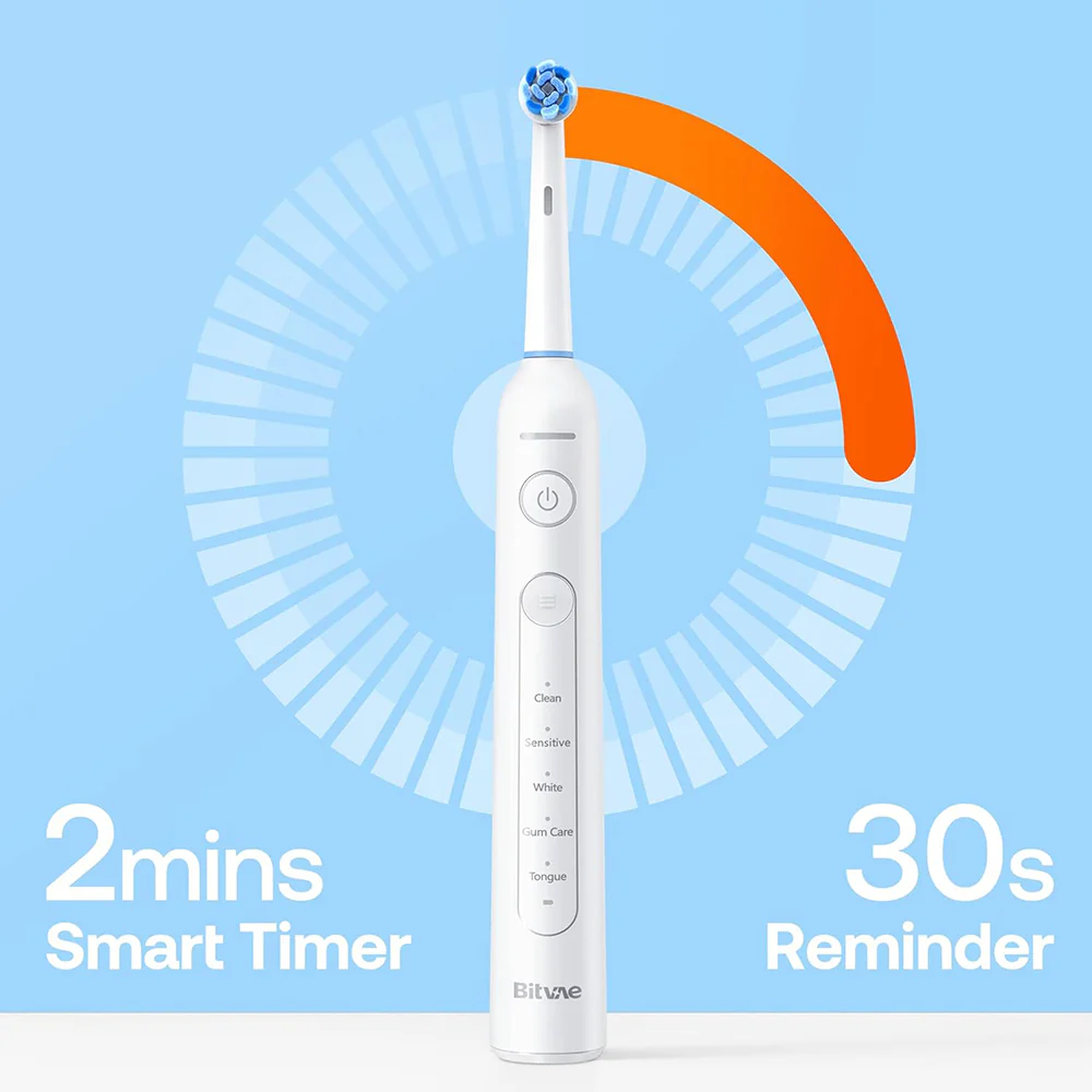 Bitvae R2 Electric Toothbrush, White - Image 4