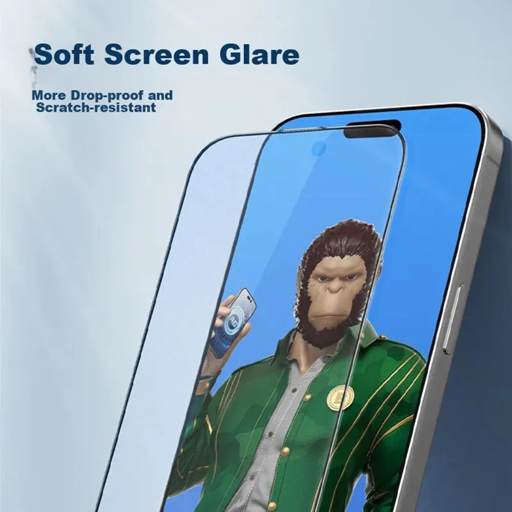 Blueo Anti-Glare Screen Protector Film for Apple iPhone 11 Pro / XS / X, Tempered Glass, Full Glue, Black - Image 5