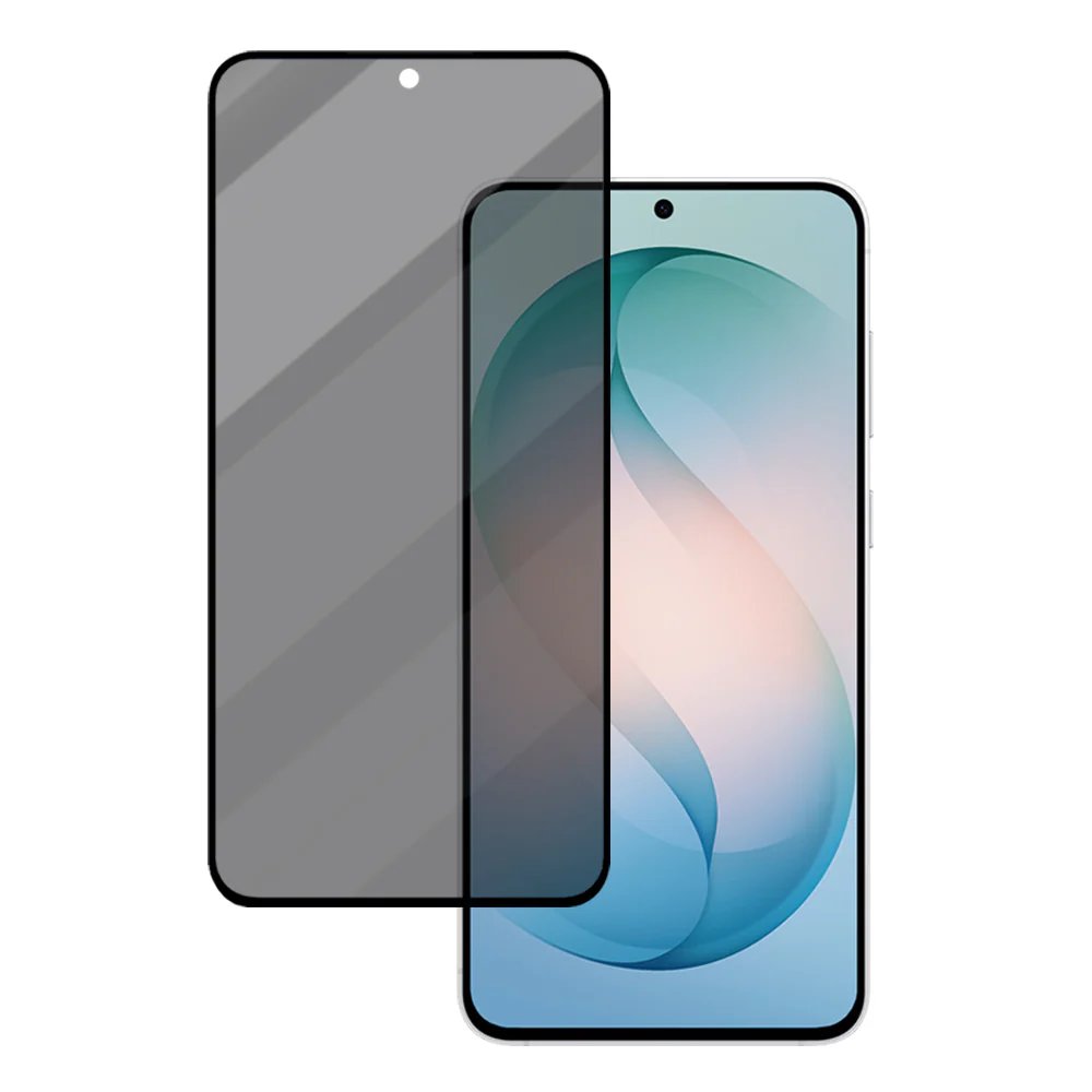 Blueo Anti-Peep Privacy Screen Protector for Samsung Galaxy S26 Plus S947, Tempered Glass, Full Glue, Set of 5 Pieces - Image 2