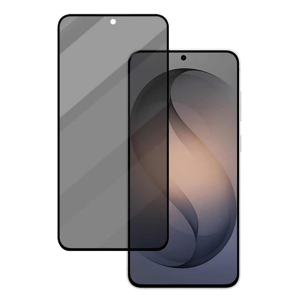 Blueo Anti-Peep Privacy Screen Protector for Samsung Galaxy S26 S942, Tempered Glass, Full Glue - Image 2