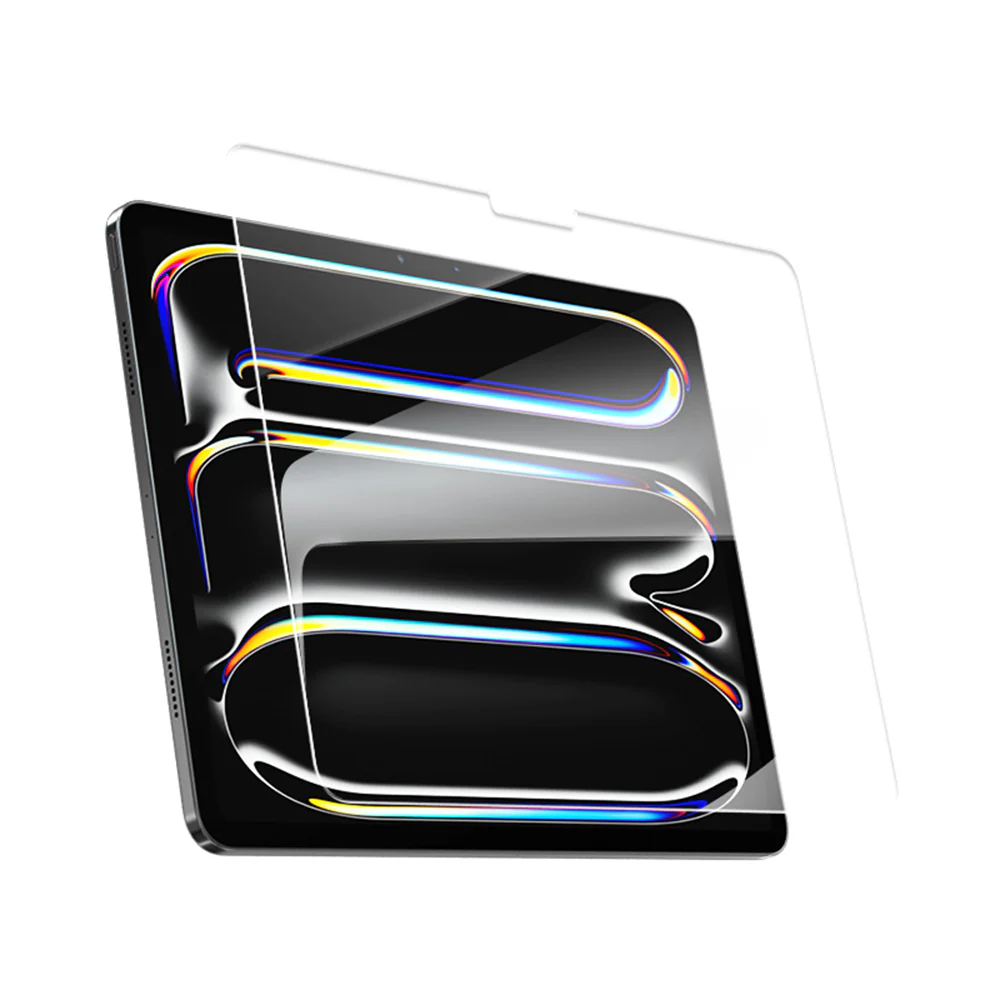 Blueo Anti-Reflective HD Screen Protector Film with Applicator Pro for Apple iPad Pro 13 (2024), Tempered Glass, Full Glue - Image 2
