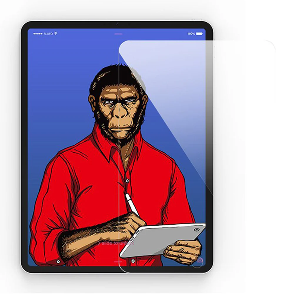 Blueo HD Screen Protector Film for Apple iPad Air (2022) / Pro 11 (2021) / Air (2020) / Pro 11 (2020), Tempered Glass, Full Glue - Image 4