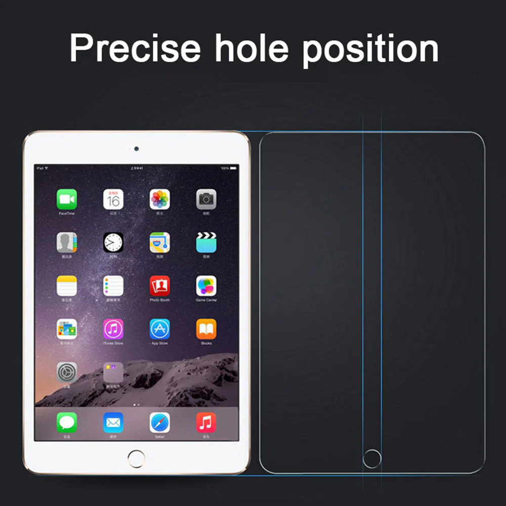 Blueo HD Screen Protector for Apple iPad 10.2 (2021) / 10.2 (2020) / 10.2 (2019), Tempered Glass, Full Glue - Image 7
