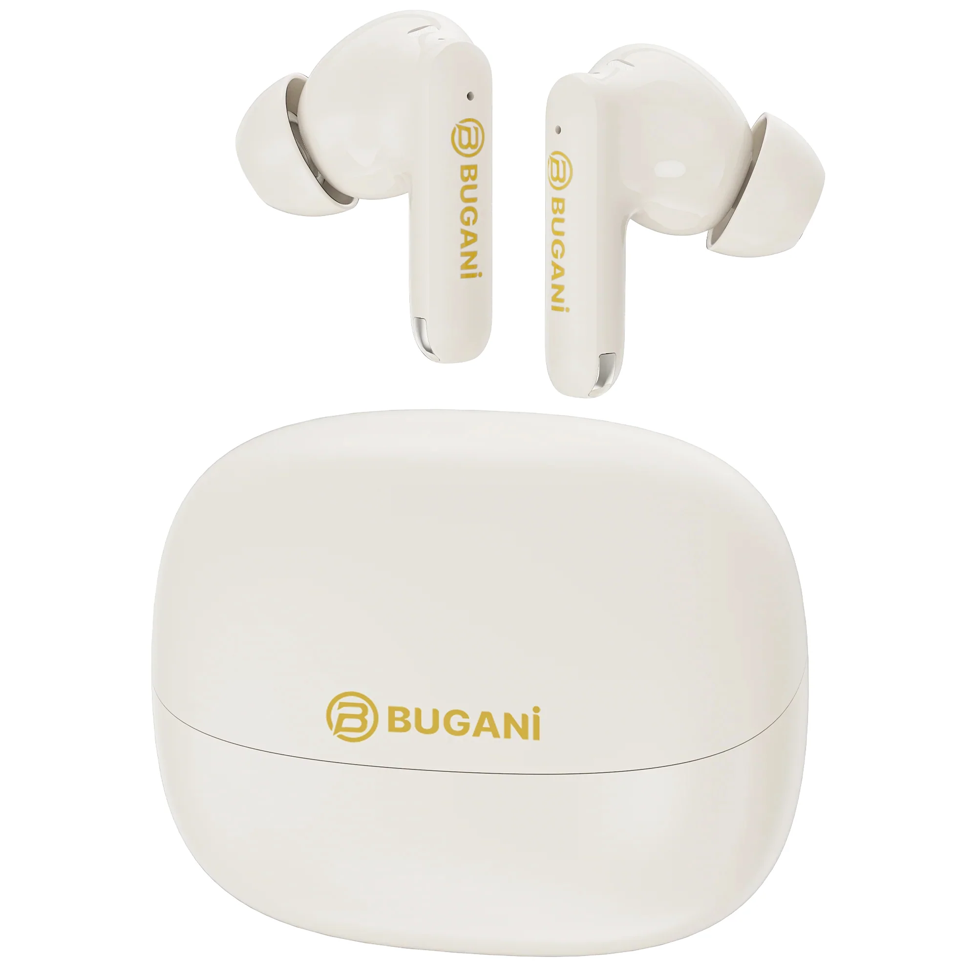 Bluetooth Handsfree Bugani Freebuds B20, TWS, ANC, Light Cream - Image 4