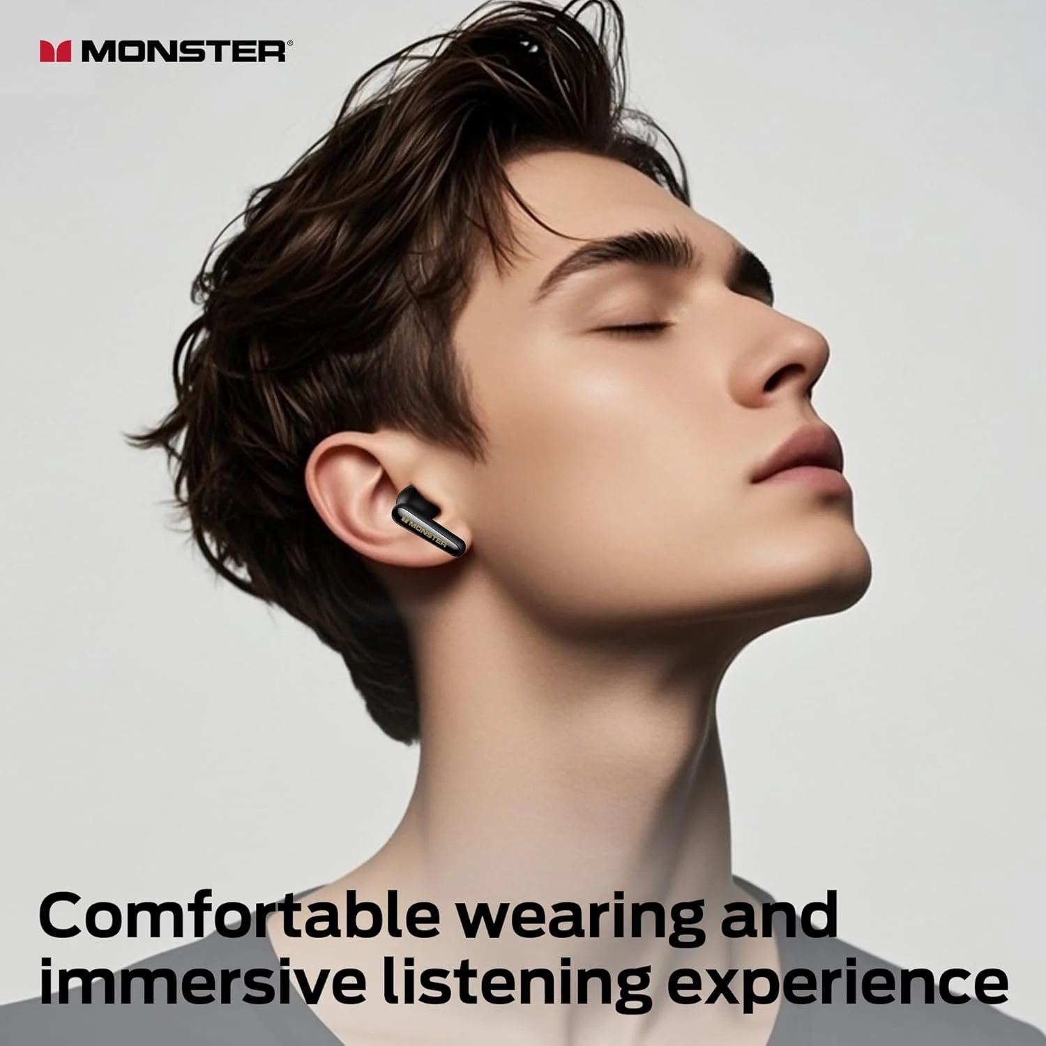 Bluetooth Handsfree Monster Clarity 200, TWS, ANC, Black - Image 2