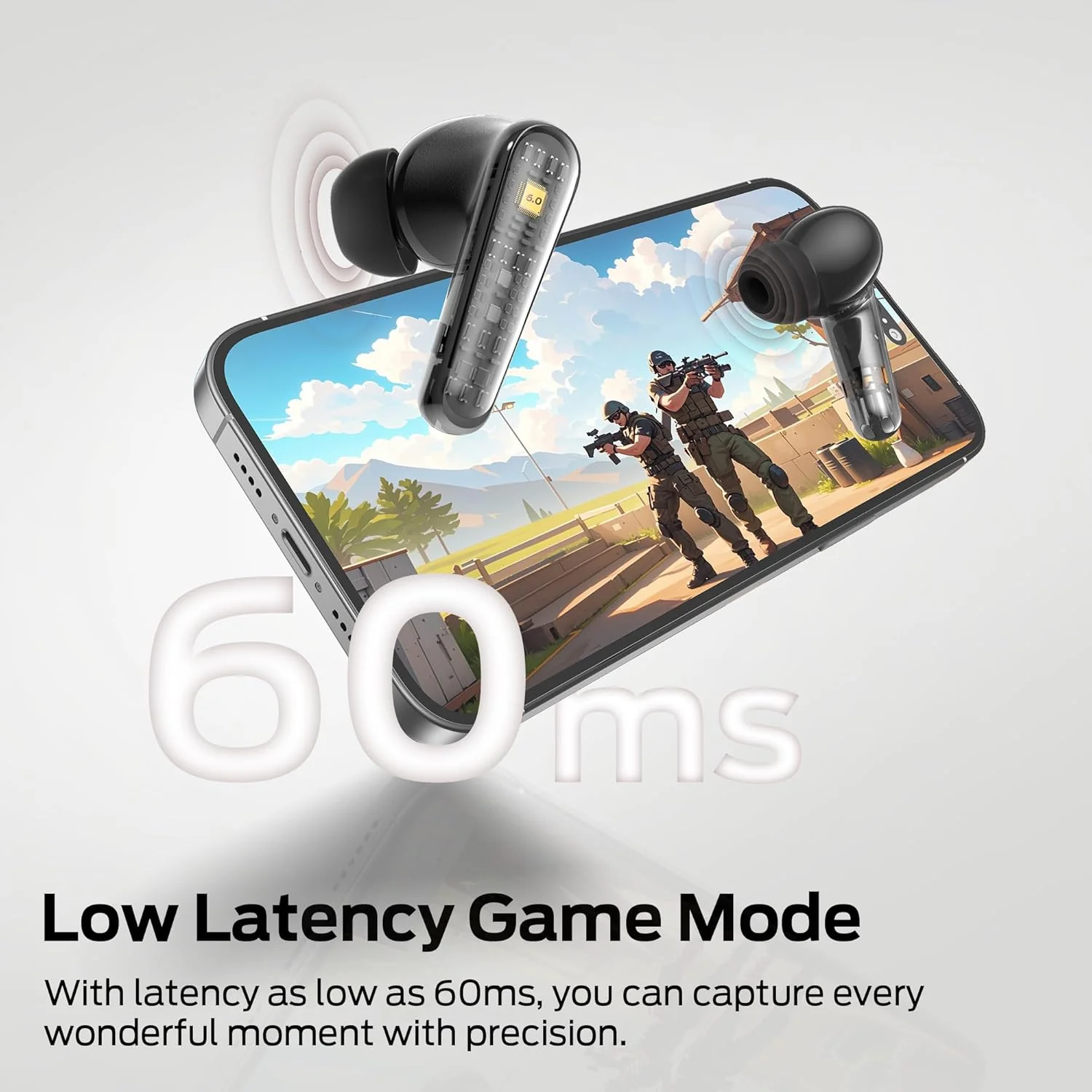 Bluetooth Handsfree Monster Clarity 200, TWS, ANC, Black - Image 7