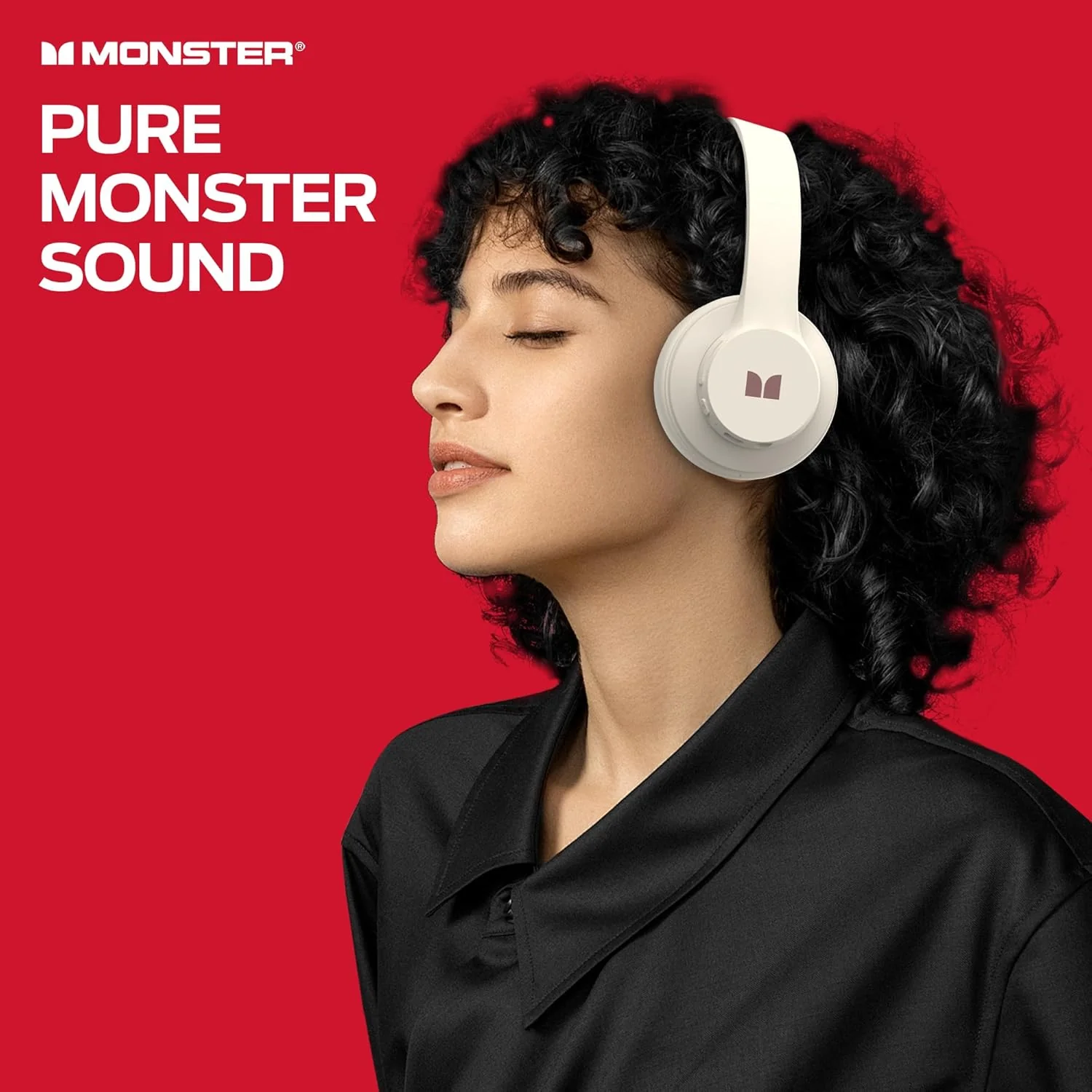 Bluetooth Handsfree Monster Mission 100, MultiPoint, A2DP, ANC, White - Image 6