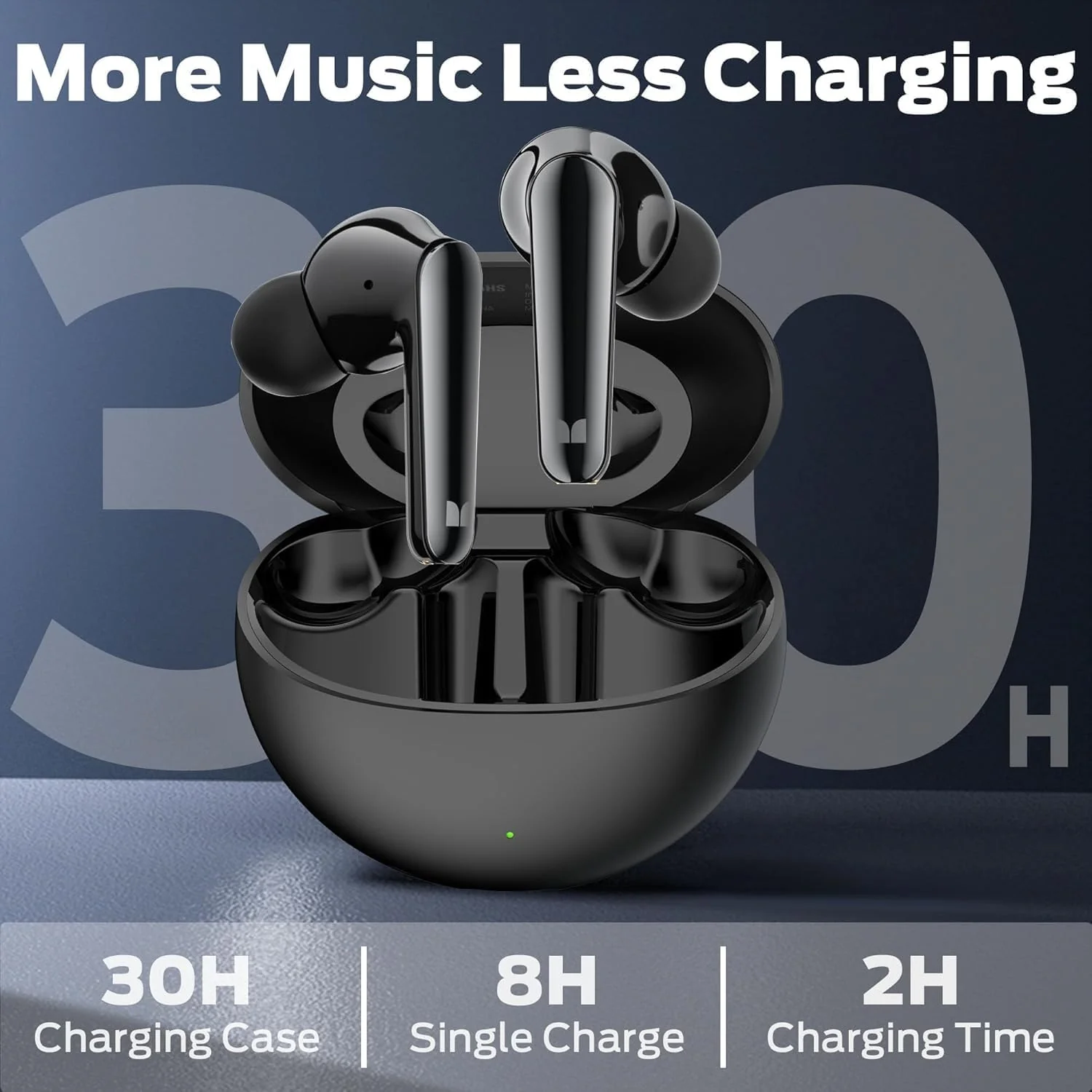 Bluetooth Handsfree Monster N-Lite 203 AirLinks, TWS, Black - Image 2