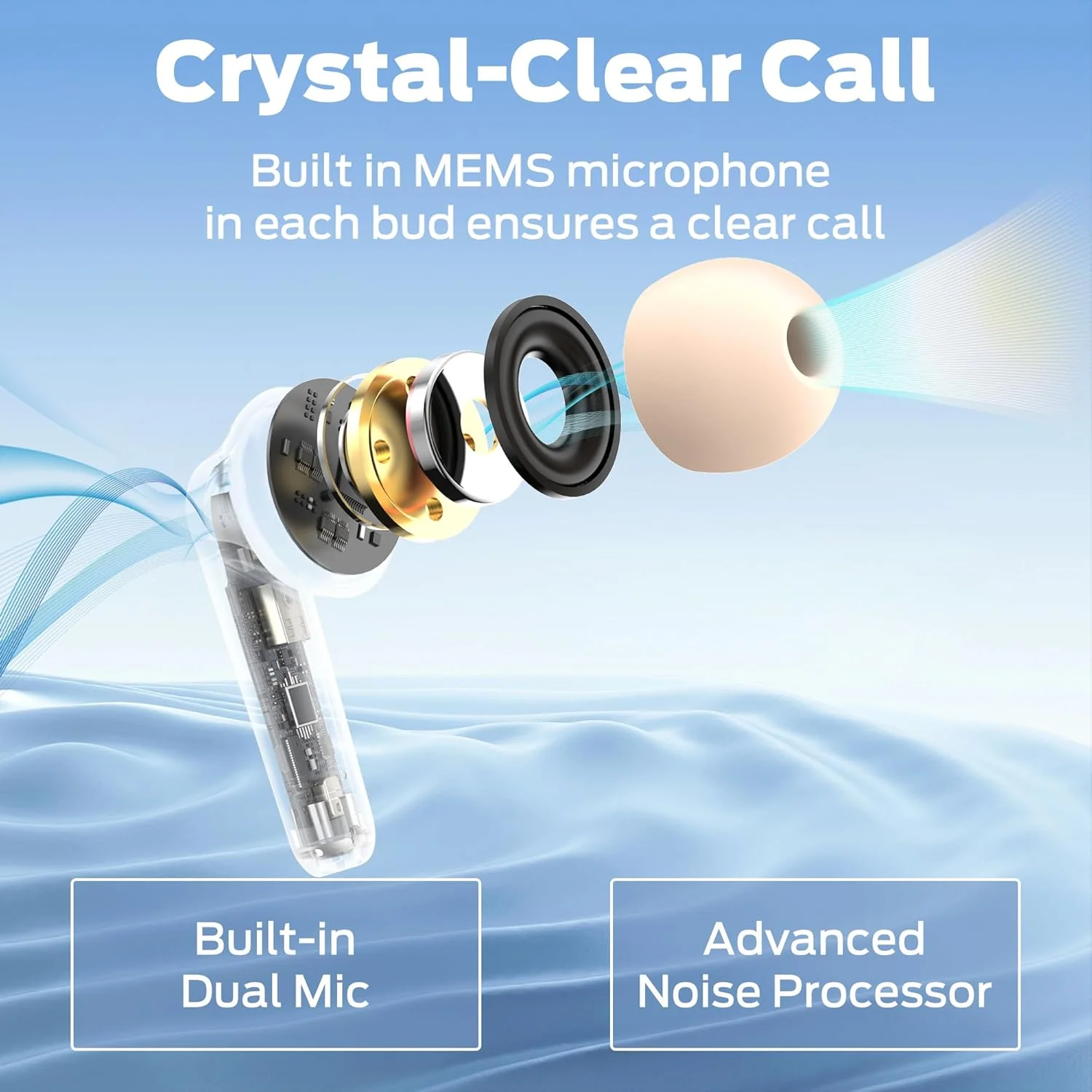 Bluetooth Handsfree Monster N-Lite 203 AirLinks, TWS, Gold - Image 4