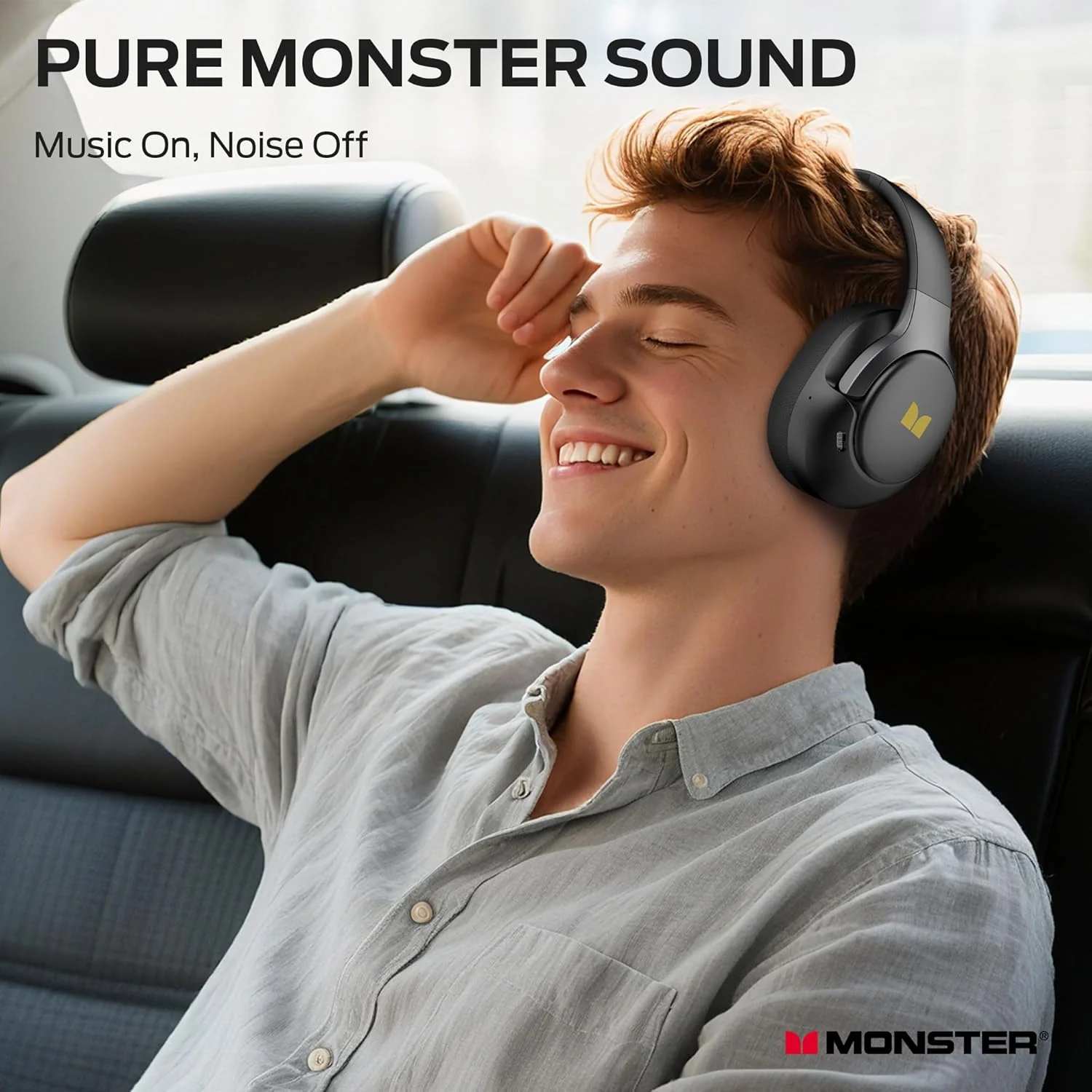 Bluetooth Handsfree Monster Persona 5th, MultiPoint, A2DP, ANC, Black - Image 6