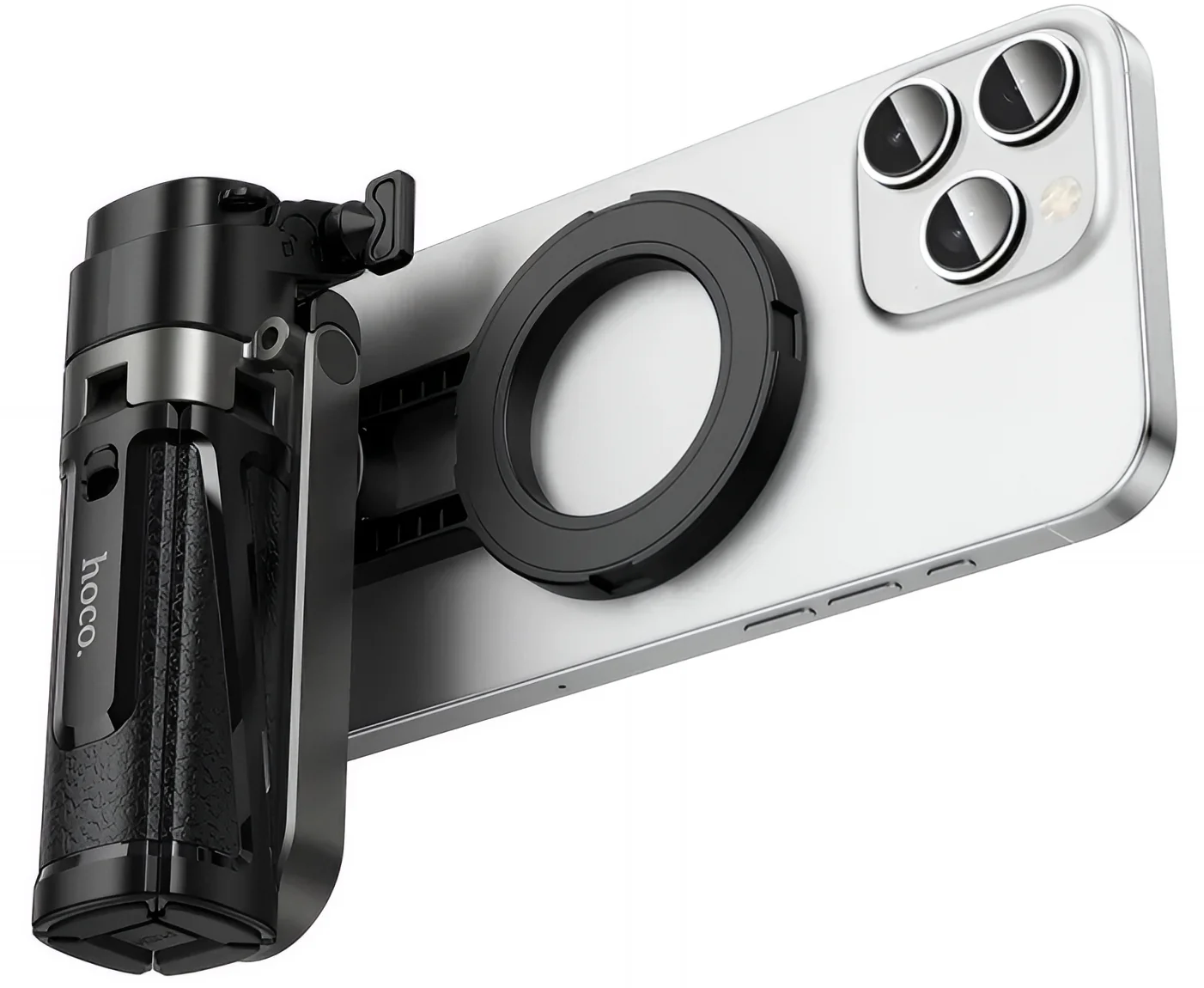 Bluetooth Selfie Stick HOCO K27 Pro, Universal, Black - Image 7
