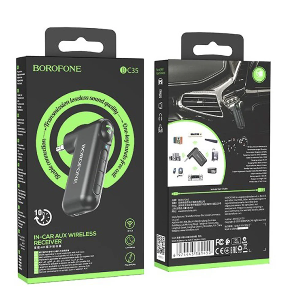 Borofone BC35 Wideway Bluetooth Receiver - Image 7