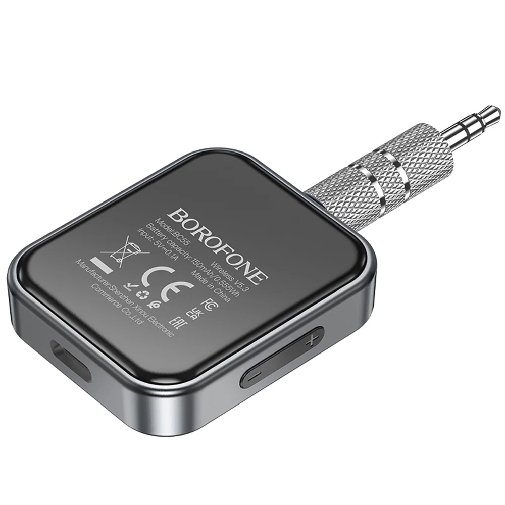 Borofone BC55 Suave Bluetooth Receiver, Black - Image 5