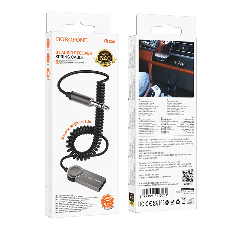 Borofone BC56 Bluetooth Receiver - Image 7