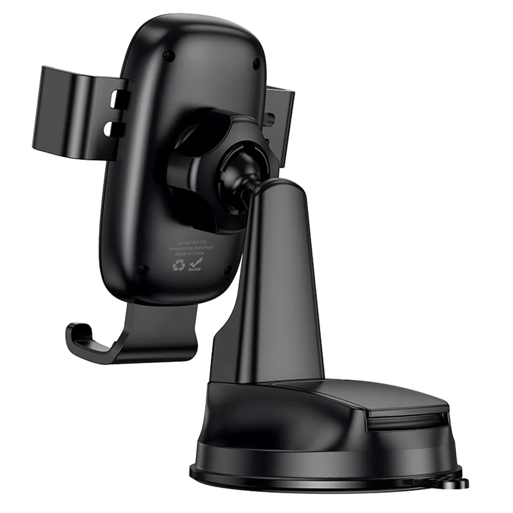 Borofone BH130 Follower Gravity Car Holder, 6.1inch - 7inch, Black - Image 3