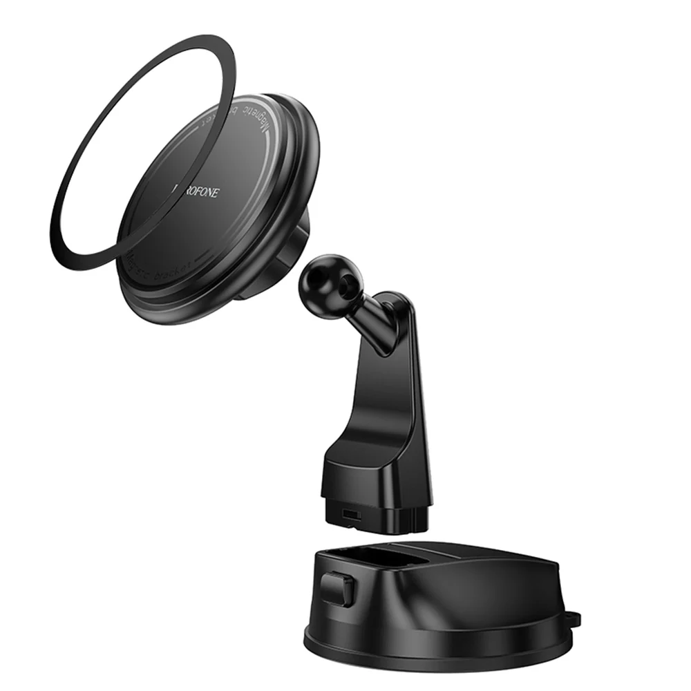 Borofone BH136 Parker Magnetic Car Mount, 4.5inch - 7inch, Black - Image 13