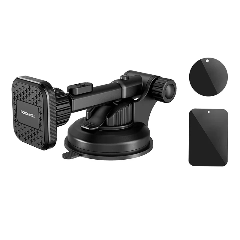 Borofone BH21 Vanda Magnetic Car Mount, Universal, Black - Image 5