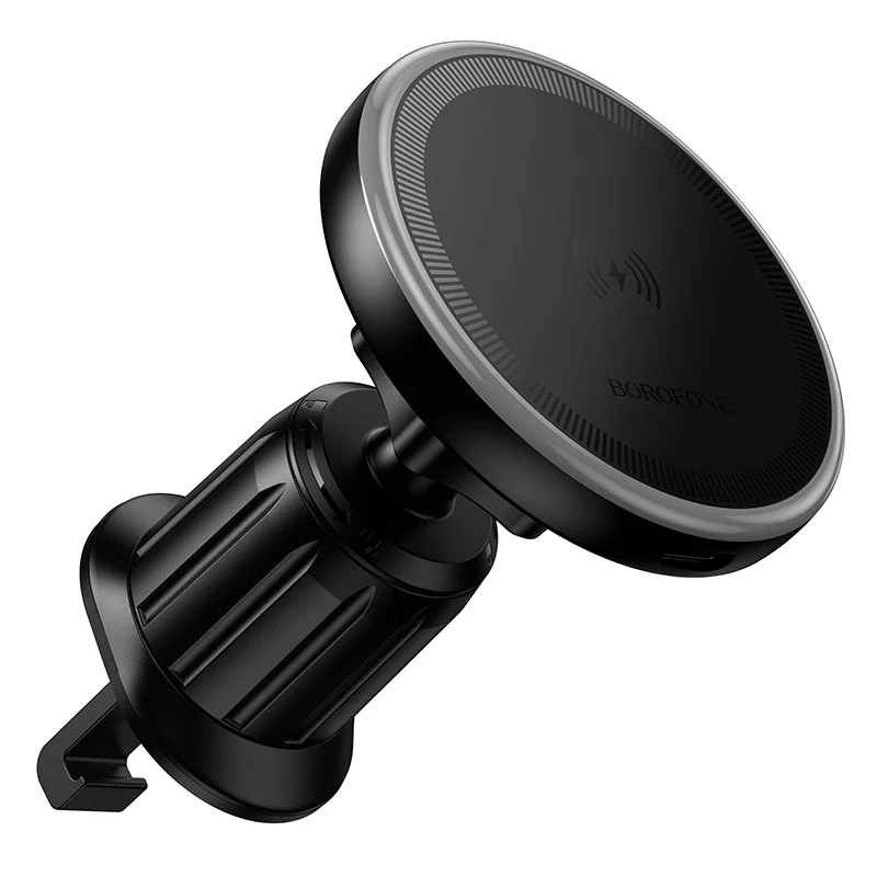 Borofone BH224 Flash Wireless Car Charger, 15W, 1.67A, Black - Image 5
