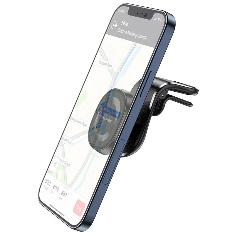 Borofone BH40 Kyle Magnetic Car Mount, Universal, Black - Image 6