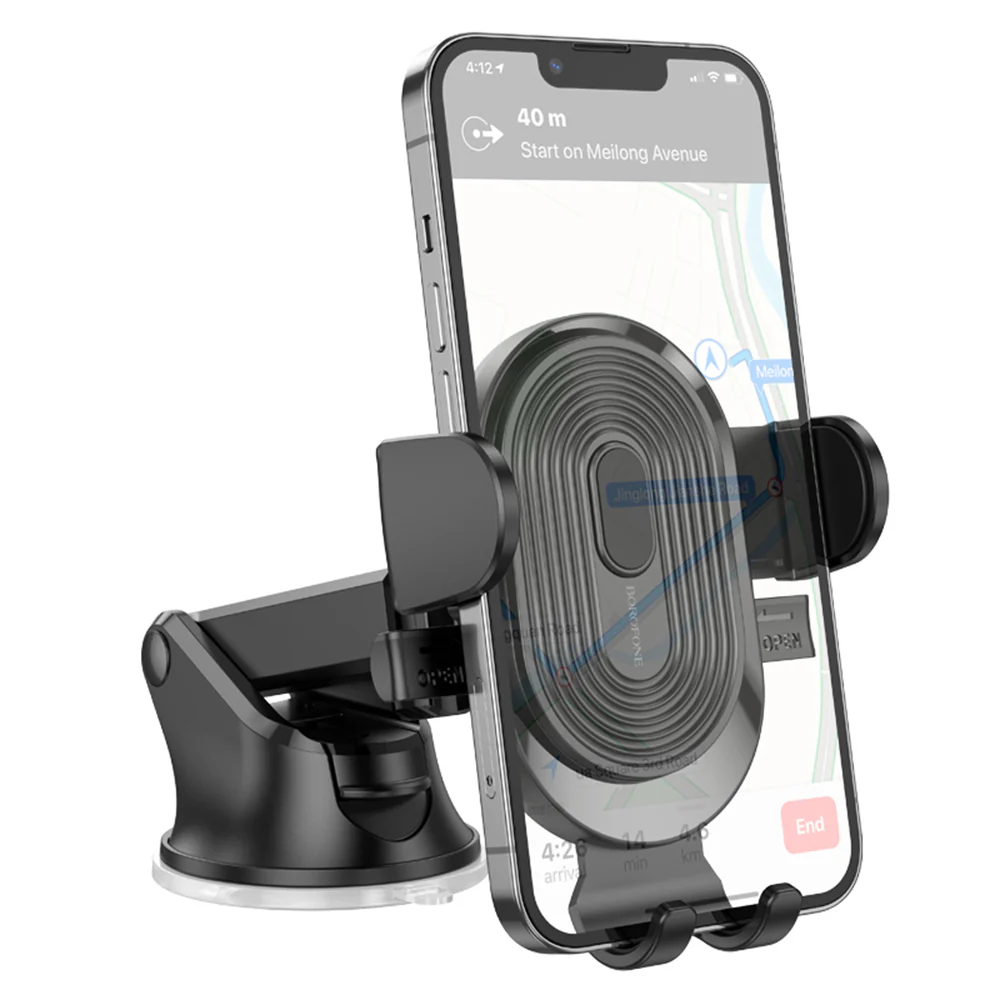 Borofone BH85 Experience Car Holder, 4.7inch - 7inch, Black - Image 6