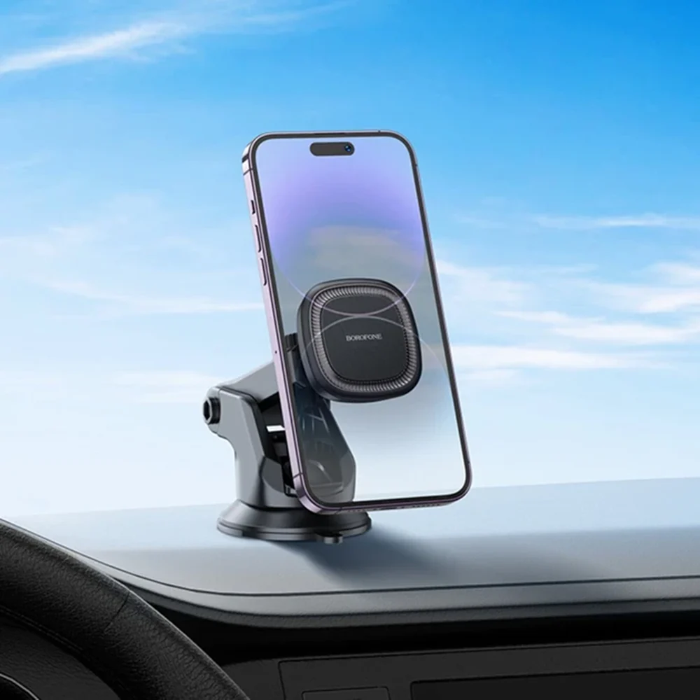 Borofone BH97 Ice Magnetic Car Holder, Universal, Black - Image 6