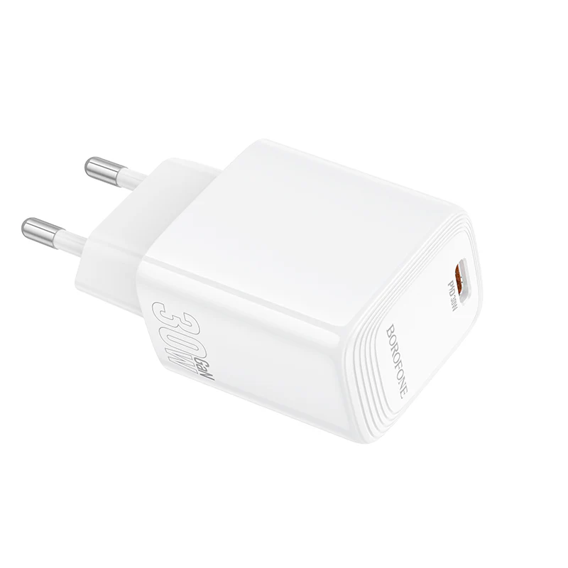 Borofone BN28 Fuente Network Charger, 30W, 3A, 1 x USB-C, White - Image 2