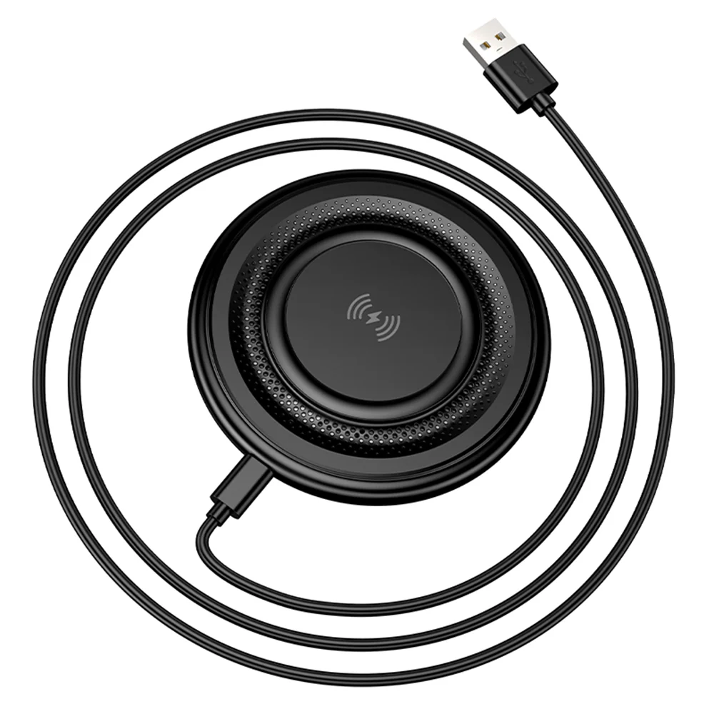 Borofone BQ40 Crown Wireless Network Charger, 15W, 1.67A, Black - Image 2