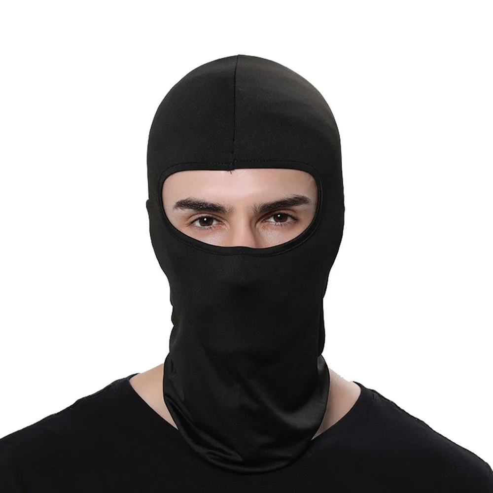 Cagula Ski Balaclava Unisex Techsuit BLC1, Black - Image 6