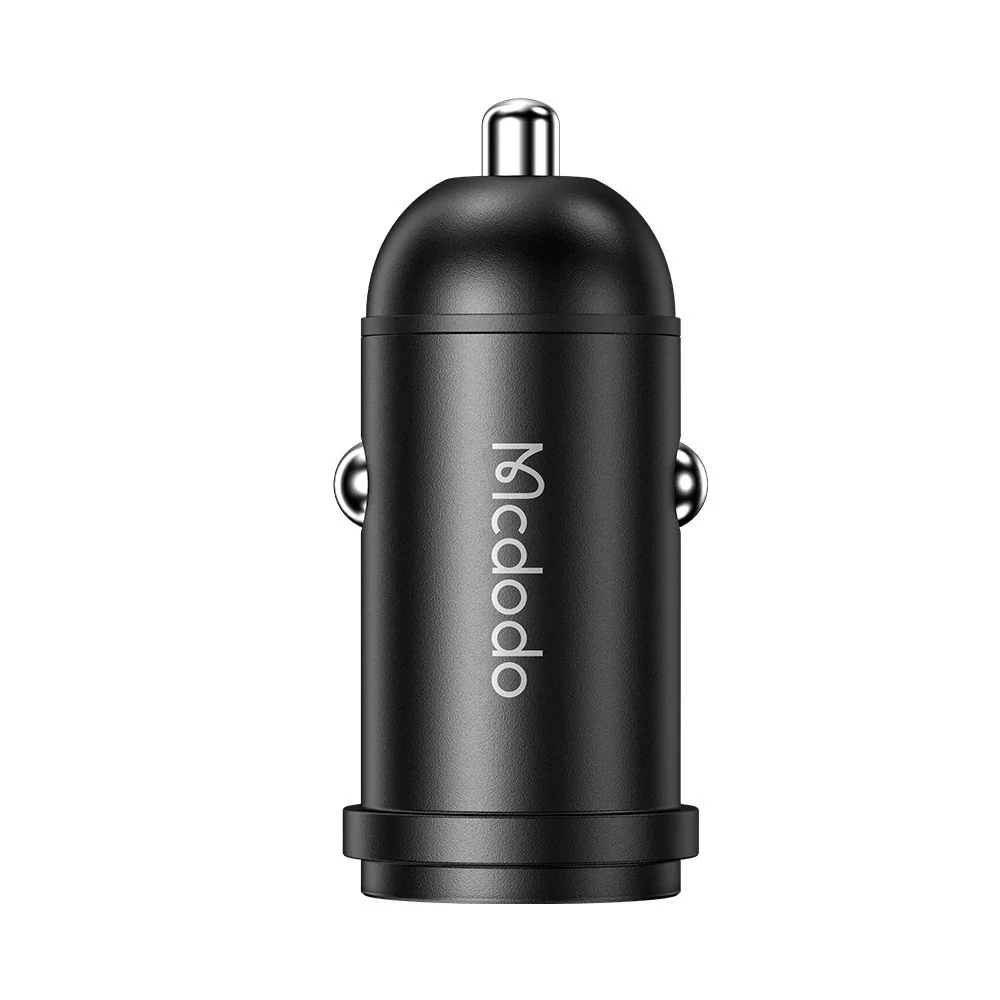 Car Charger with Lightning Cable McDodo CC-7492 Obsidian, 30W, 3A, 1 x USB-C, Black - Image 2