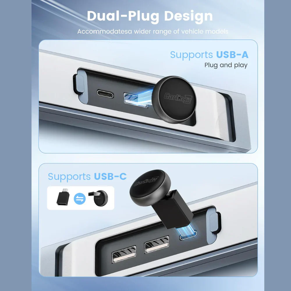 Carplay / Android Auto Wireless Carlinkit Mini Ultra3 Adapter for Apple iPhone / Android Series - Image 4