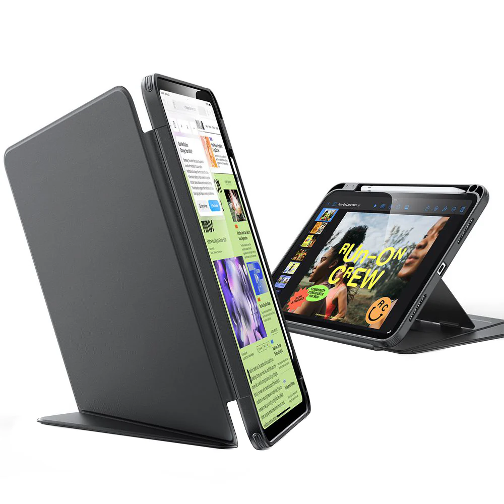 Case for Apple iPad (2025) / (2022), ESR, Flip Hybrid, Black
