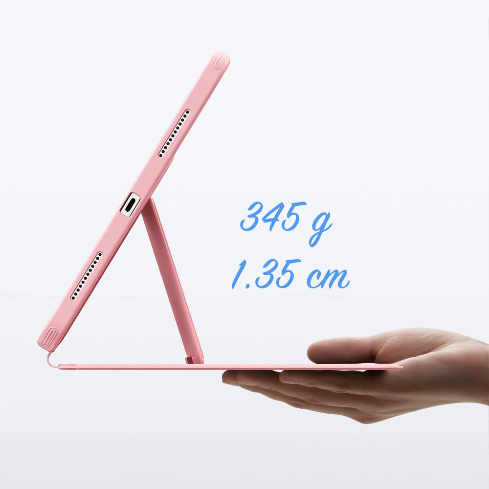 Case for Apple iPad (2025) / (2022), ESR, Flip Hybrid, Pink - Image 5