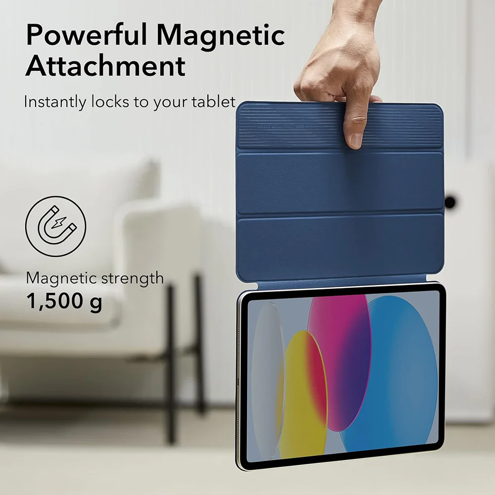 Case for Apple iPad (2025) / (2022), ESR, Rebound, Navy Blue - Image 2