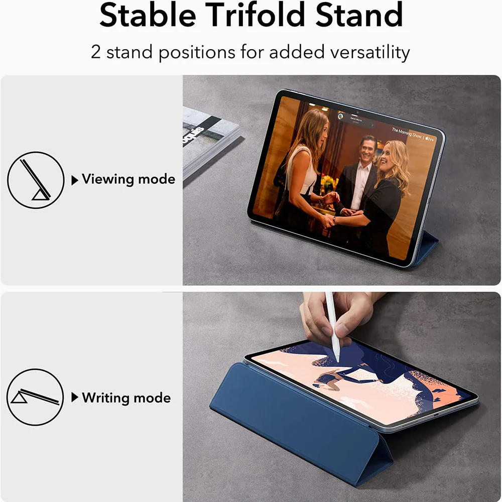 Case for Apple iPad (2025) / (2022), ESR, Rebound, Navy Blue - Image 3
