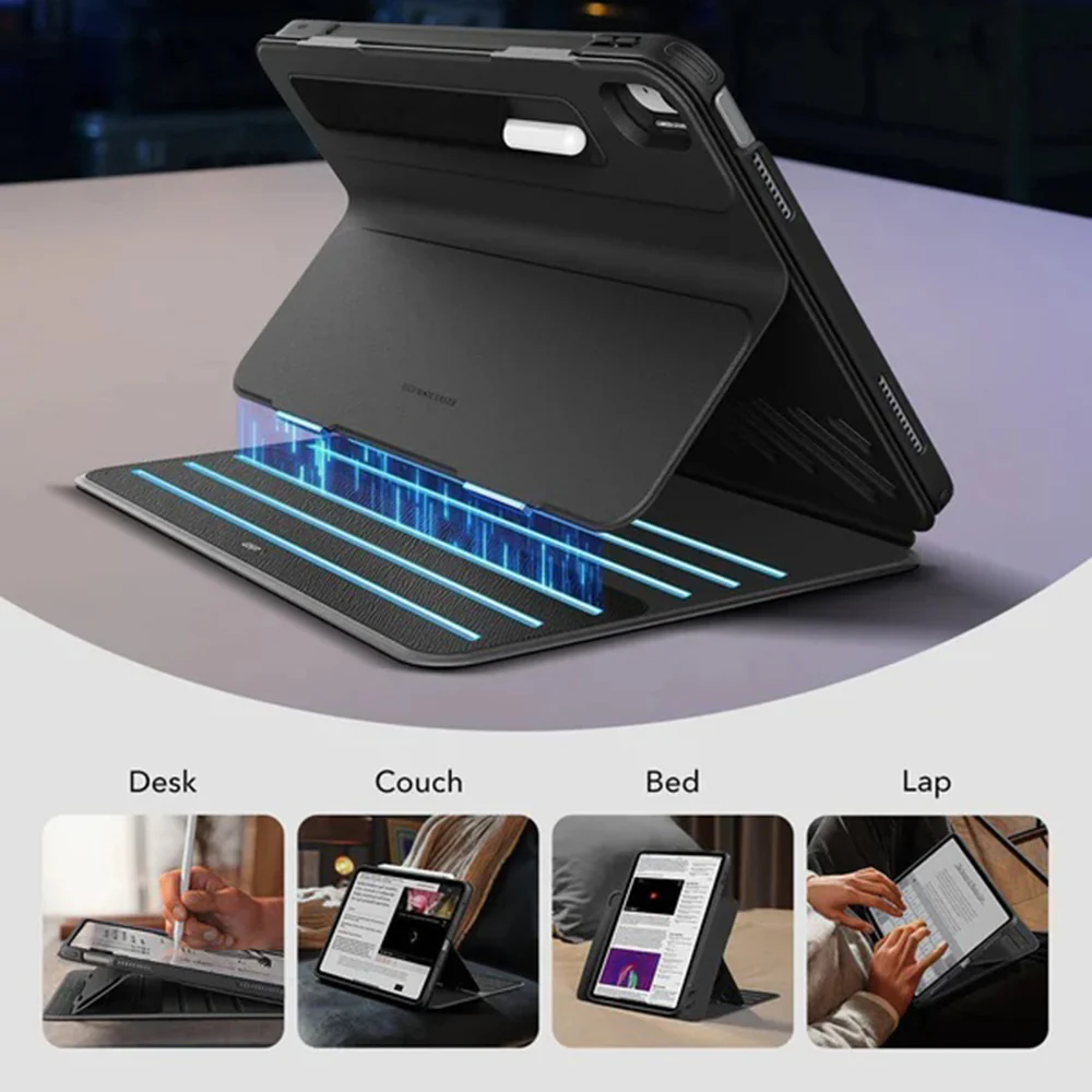 Case for Apple iPad (2025) / (2022), ESR, Shift, Black - Image 3