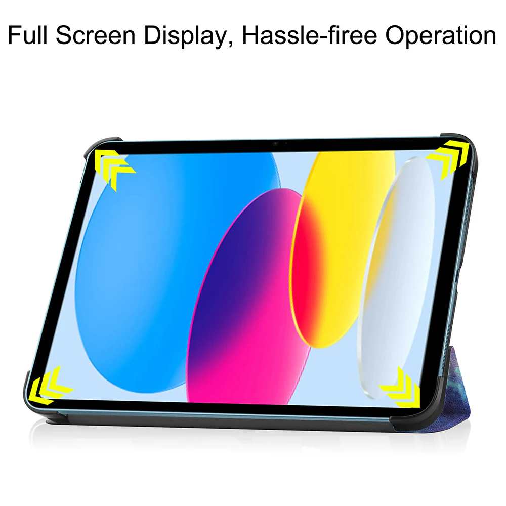 Case for Apple iPad (2025) / (2022), Techsuit, FoldPro Starry Night, Multicolor - Image 3