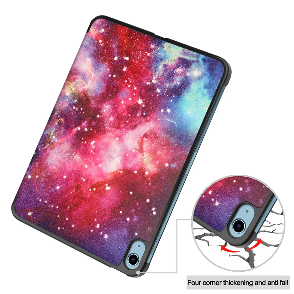 Case for Apple iPad (2025) / (2022), Techsuit, FoldPro Starry Night, Multicolor - Image 6