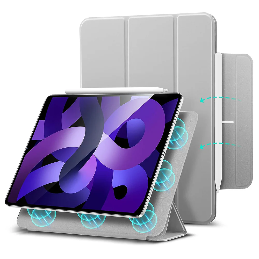Case for Apple iPad Air 11 (2024) / Air (2022) / Air (2020) / Pro 11 (2018), ESR, Rebound, Gray