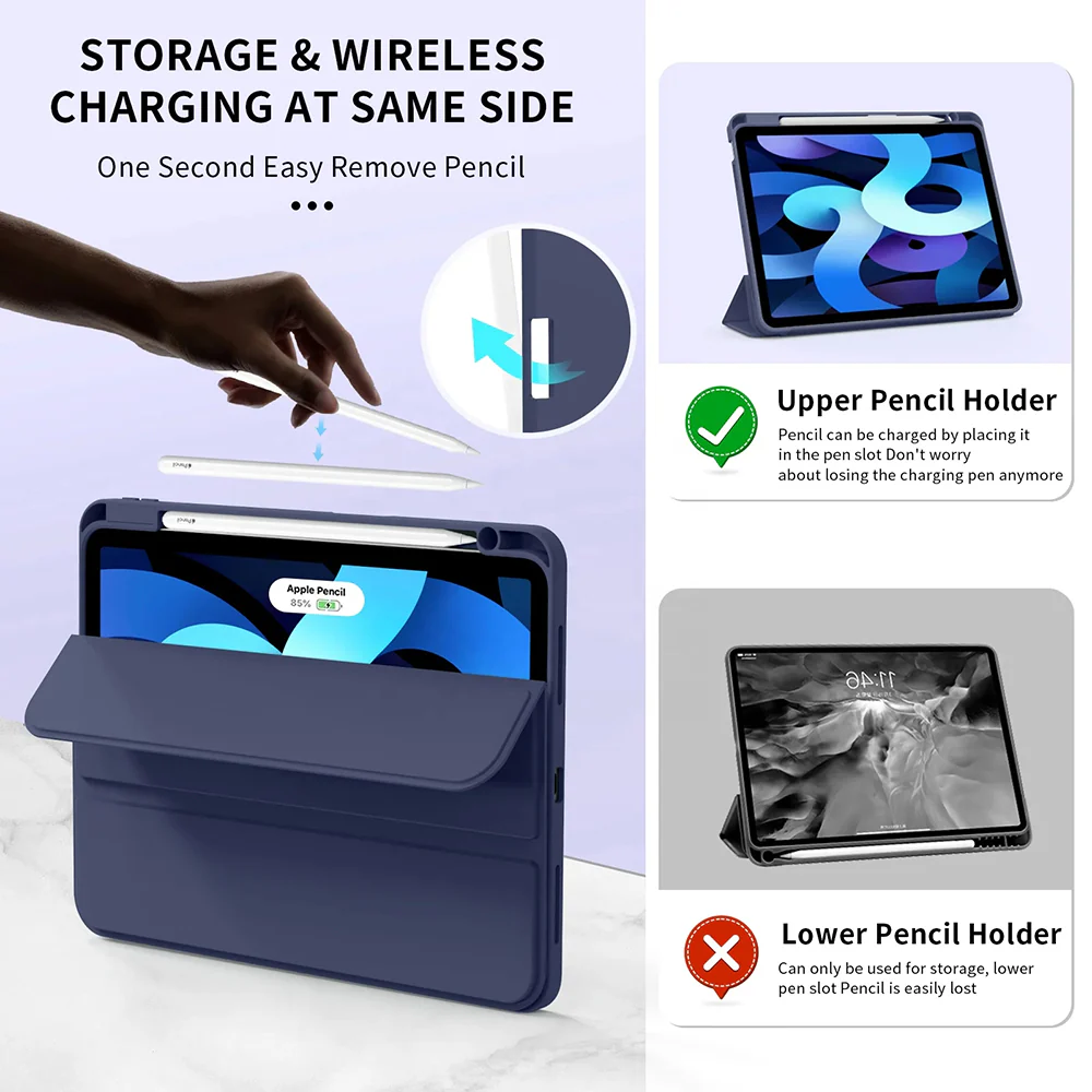 Case for Apple iPad Air 11 (2026) / iPad Air 11 (2025) / Air 11 (2024), Techsuit, Flex Trifold, Green - Image 3