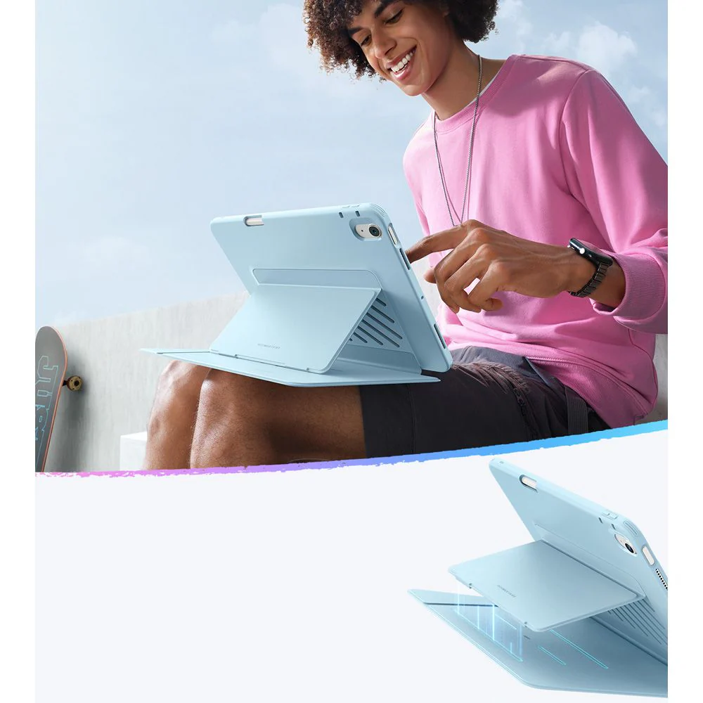 Case for Apple iPad Air 13 (2026) / Air 13 (2025) / Air 13 (2024), ESR, Flip Hybrid, Blue - Image 7