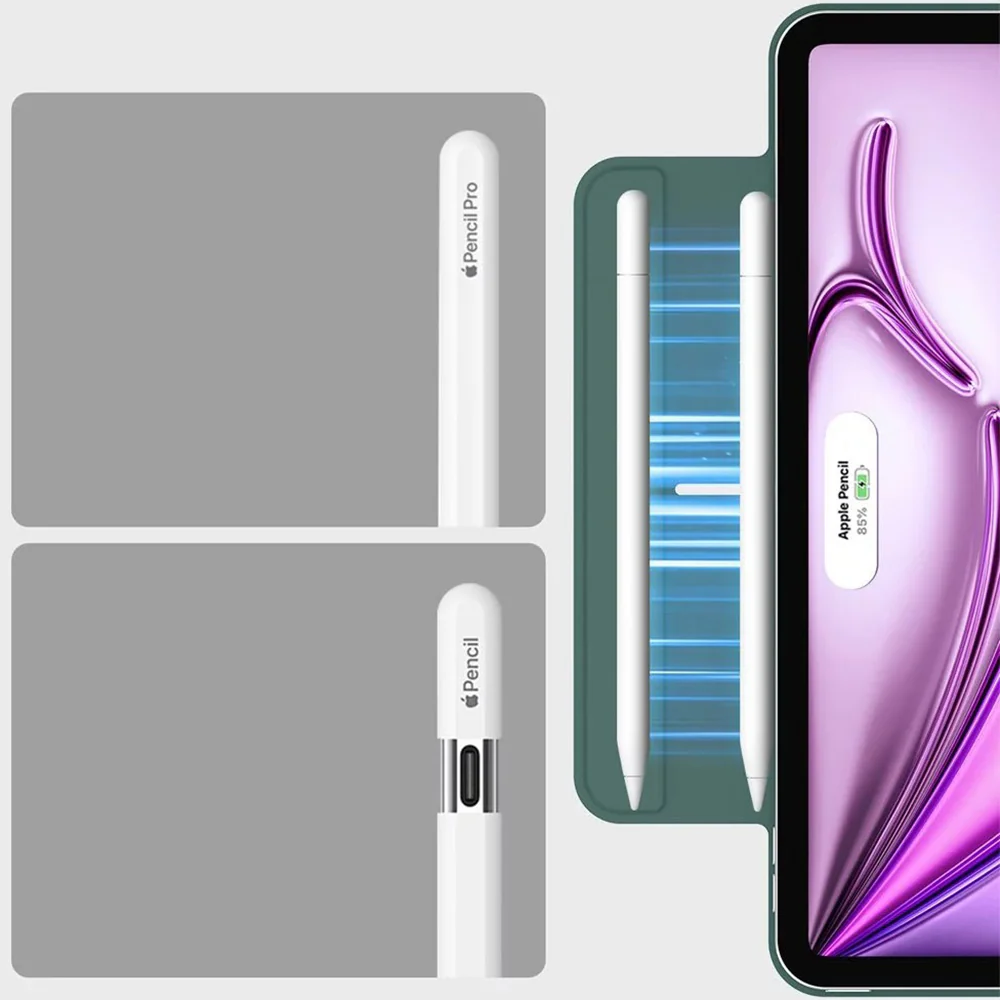Case for Apple iPad Air 13 (2026) / Air 13 (2025) / Air 13 (2024) / Pro 12.9 (2022) / Pro 12.9 (2021), ESR, Rebound, Satin Green - Image 4