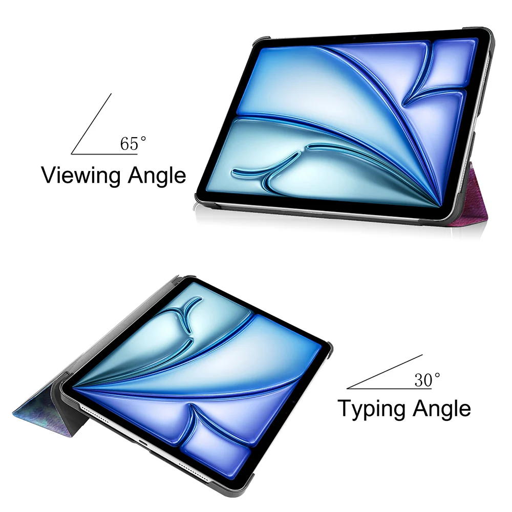 Case for Apple iPad Air 13 (2026) / Air 13 (2025) / Air 13 (2024), Techsuit, FoldPro Galaxy, Multicolor - Image 5
