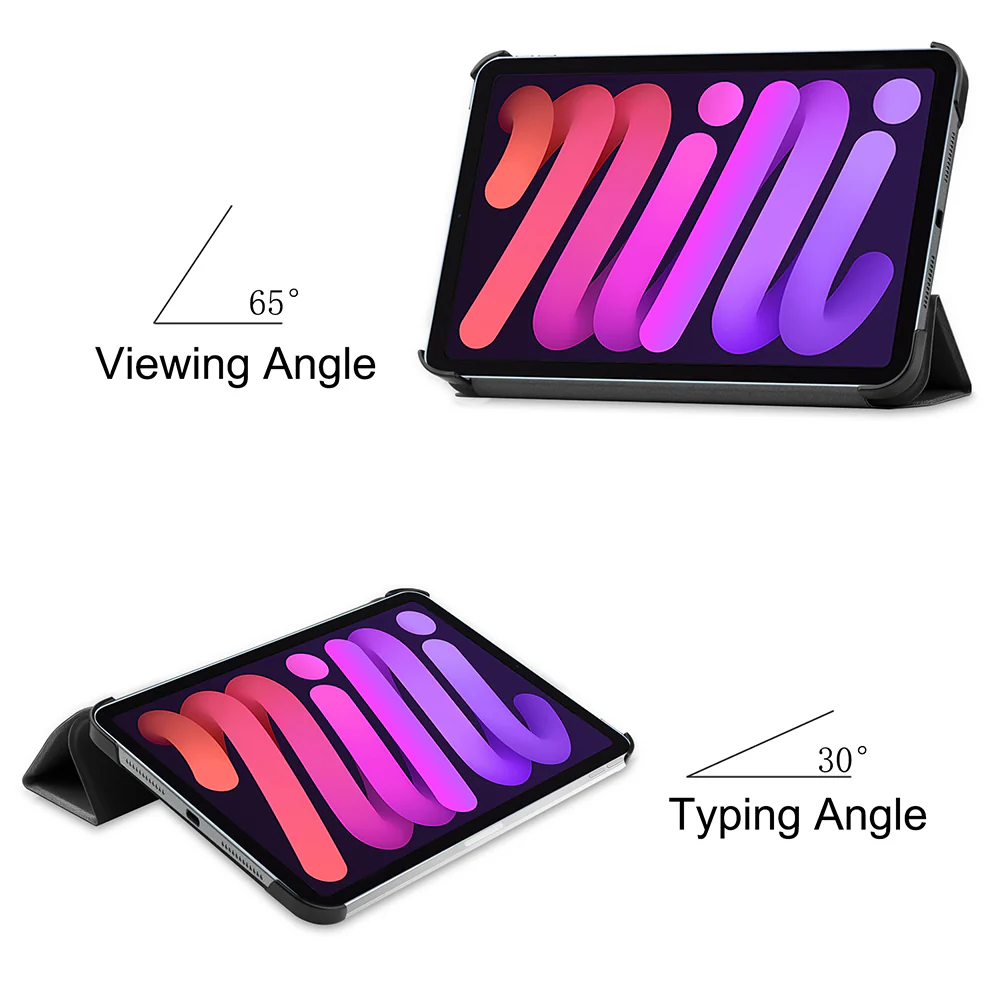 Case for Apple iPad mini (2024) / mini (2021), Techsuit, FoldPro, Black - Image 3