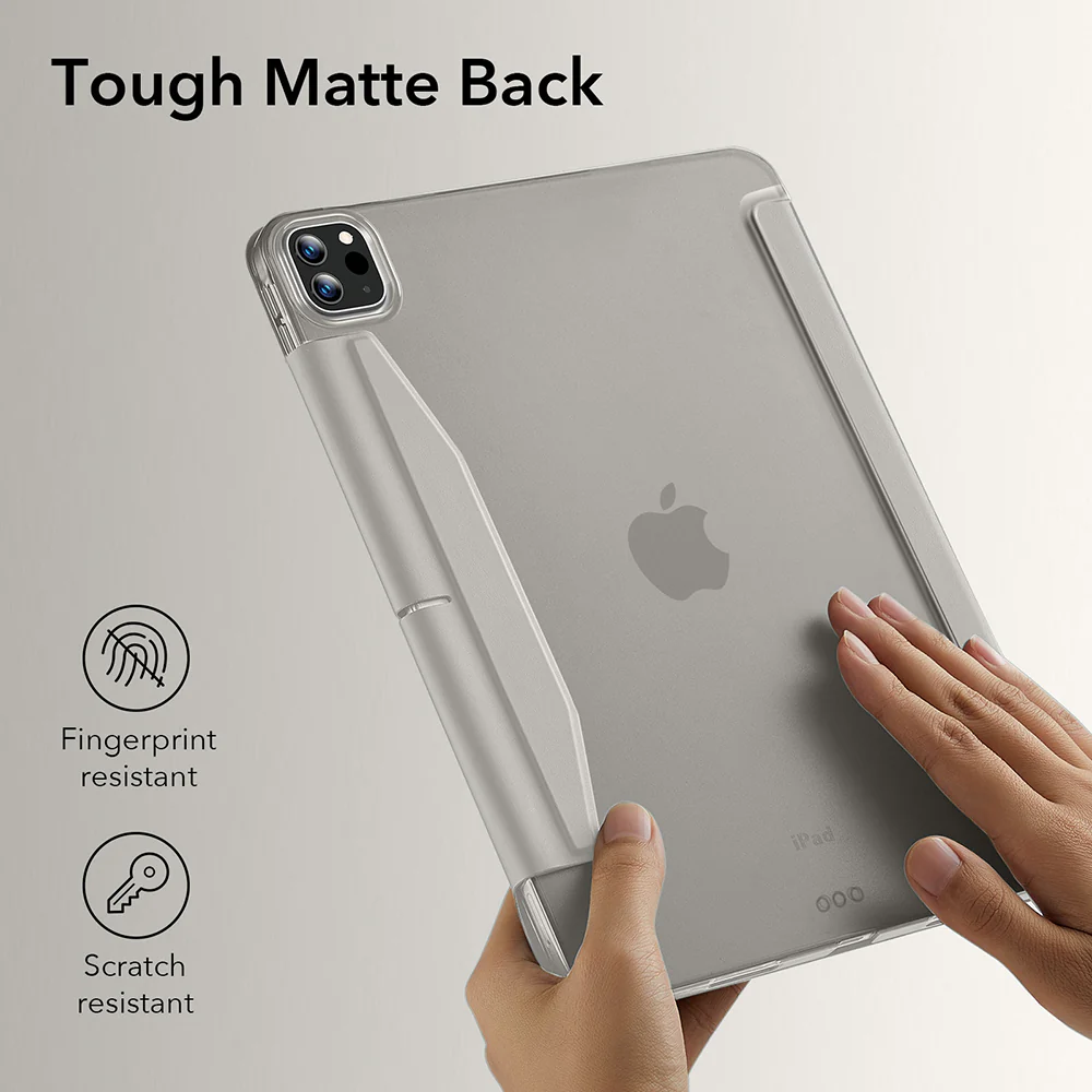 Case for Apple iPad Pro 11 (2024), ESR, Ascend Trifold, Gray - Image 2