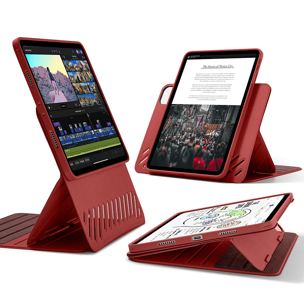 Case for Apple iPad Pro 11 (2024), ESR, Shift, Red
