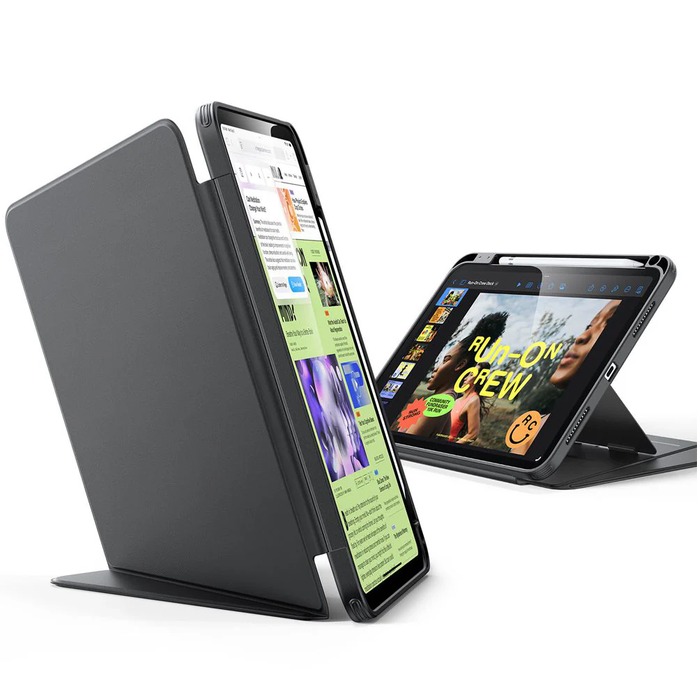 Case for Apple iPad Pro 13 (2024), ESR, Flip Hybrid with Pencil Holder, Black